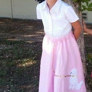 Girls poodle skirt sz small ...